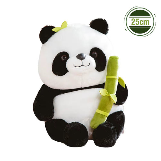 Kawaii Bamboo Tube Panda Set Plush Toy Cute Plushies Stuffed Animal Bear Doll Reversible Design Children'S Birthday Gifts