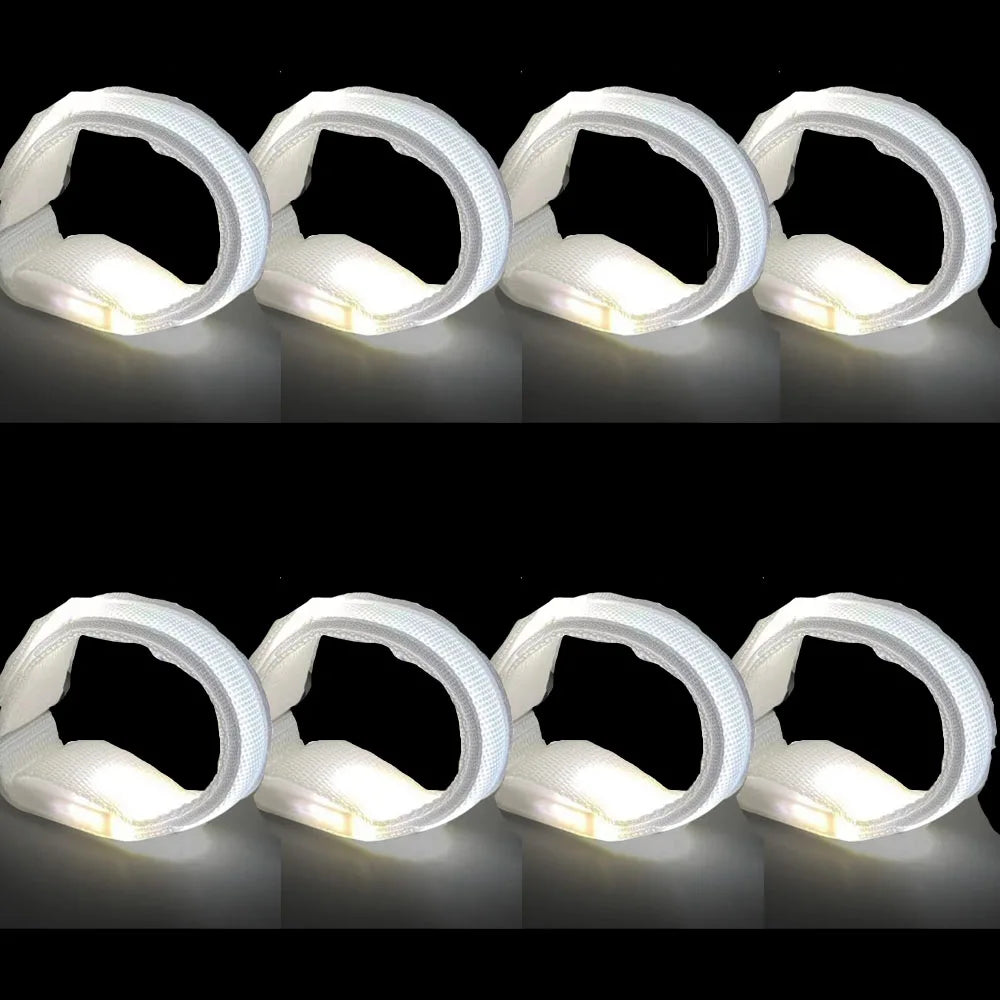 8-64Pcs Led Luminous Bracelet Light up Bracelet Wristband for Kids Flashing Sports Wrist Strap Glow Inthe Dark Party Supplies