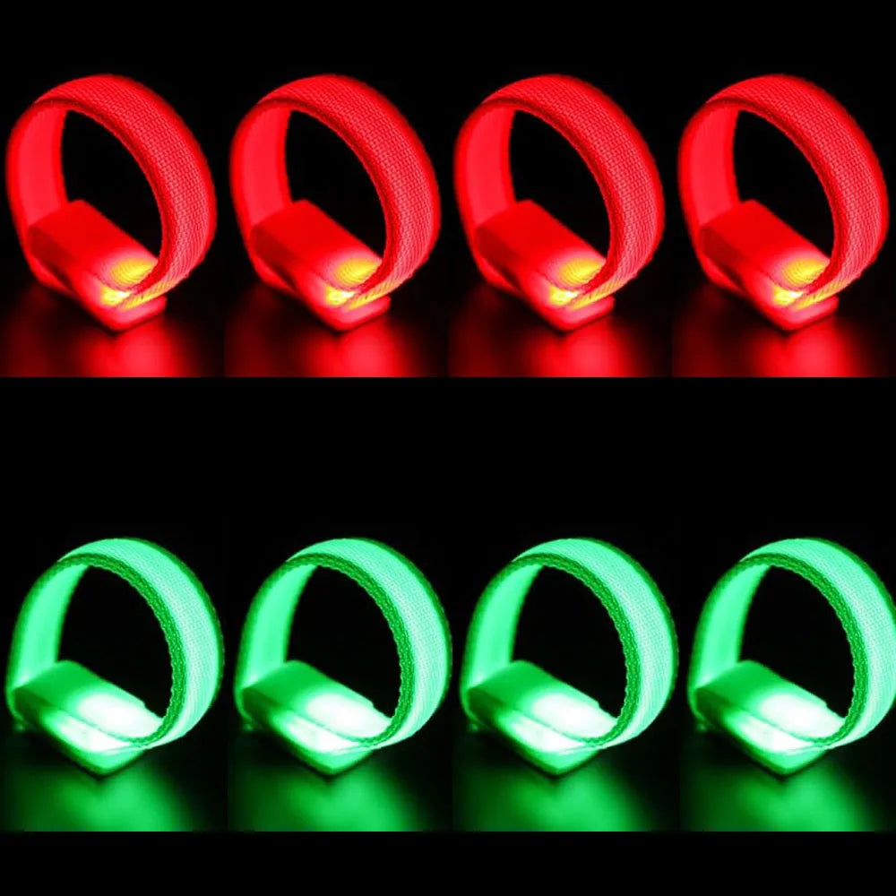 8-64Pcs Led Luminous Bracelet Light up Bracelet Wristband for Kids Flashing Sports Wrist Strap Glow Inthe Dark Party Supplies