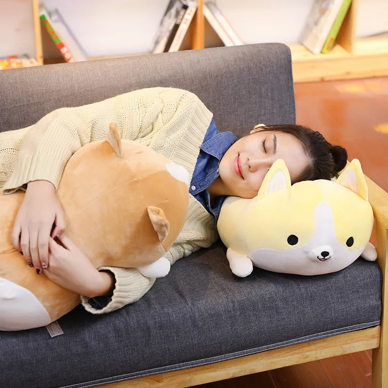 30Cm Kawaii Corgi Dog Plush Toy Stuffed Soft Cute Puppy Pillow Doll Appease Toys for Kids Girls Birthday Xmas Gift Home Decor