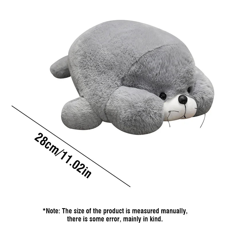 28/40/60CM Kawaii Seal Pillow Plush Doll Cartoon Soft Stuffed Animal Toys Throw Sofa Pillows Kids Girls Birthday Gift Home Decor