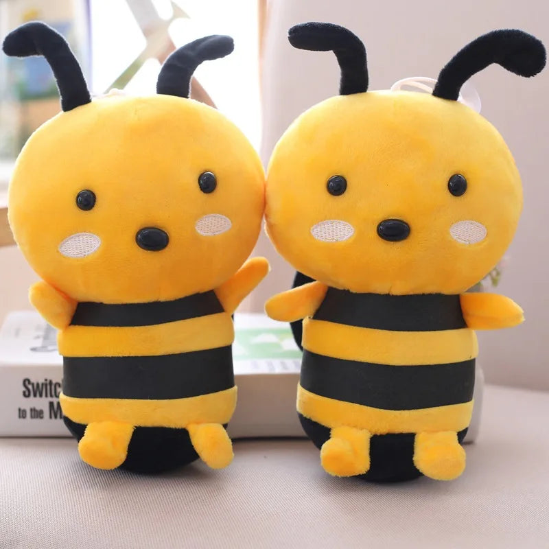 45CM Bee Doll Plush Kids Toys Cartoon Dinosaur Pig Pillow Creative Cute Simulation Animal Lovely Doll Birthday Gifts for Girls