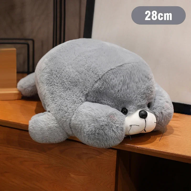 28/40/60CM Kawaii Seal Pillow Plush Doll Cartoon Soft Stuffed Animal Toys Throw Sofa Pillows Kids Girls Birthday Gift Home Decor